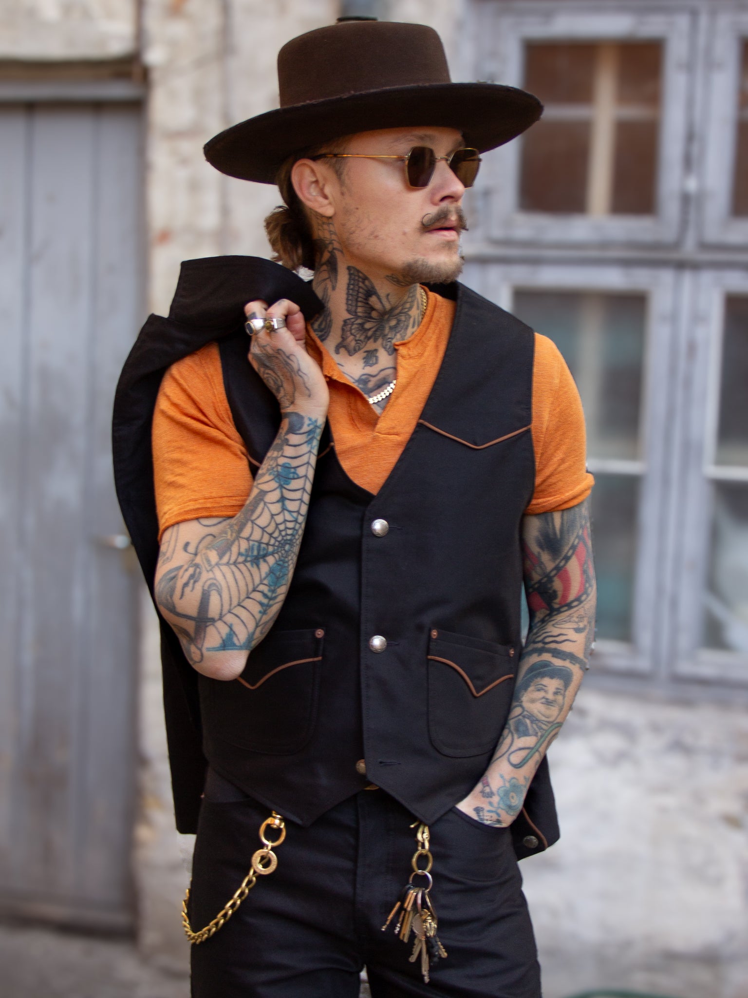 Indigofera, Colton, Black Giza Moleskin – Wardrobe 19
