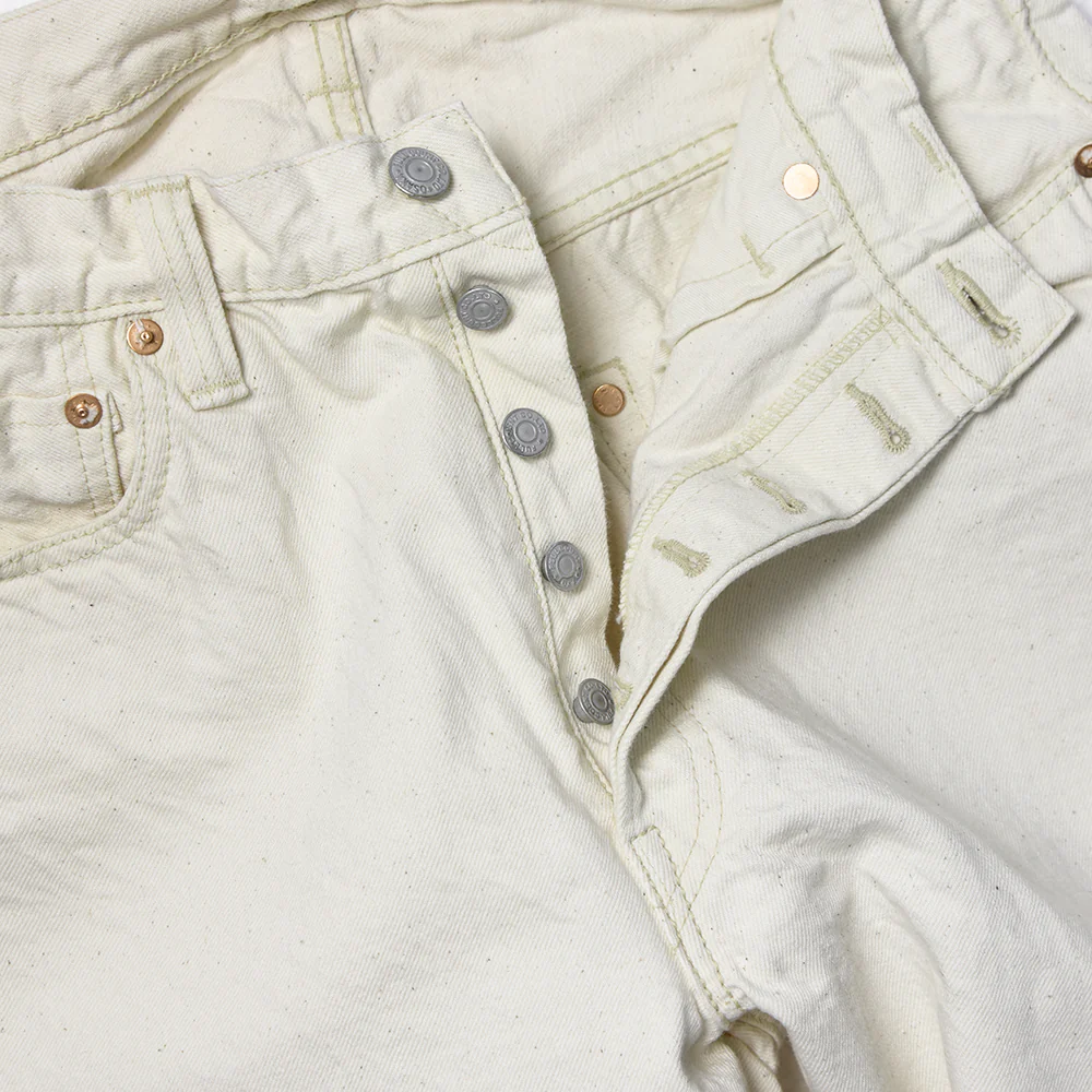 Fullcount, Wide Denim 0105, Ecru Denim – Wardrobe 19