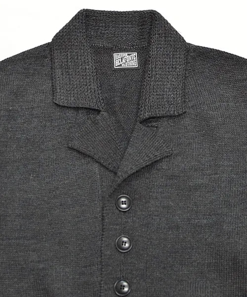 Belafonte Ragtime Clothing, A1 Cardigan, Charcoal Mix – Wardrobe 19