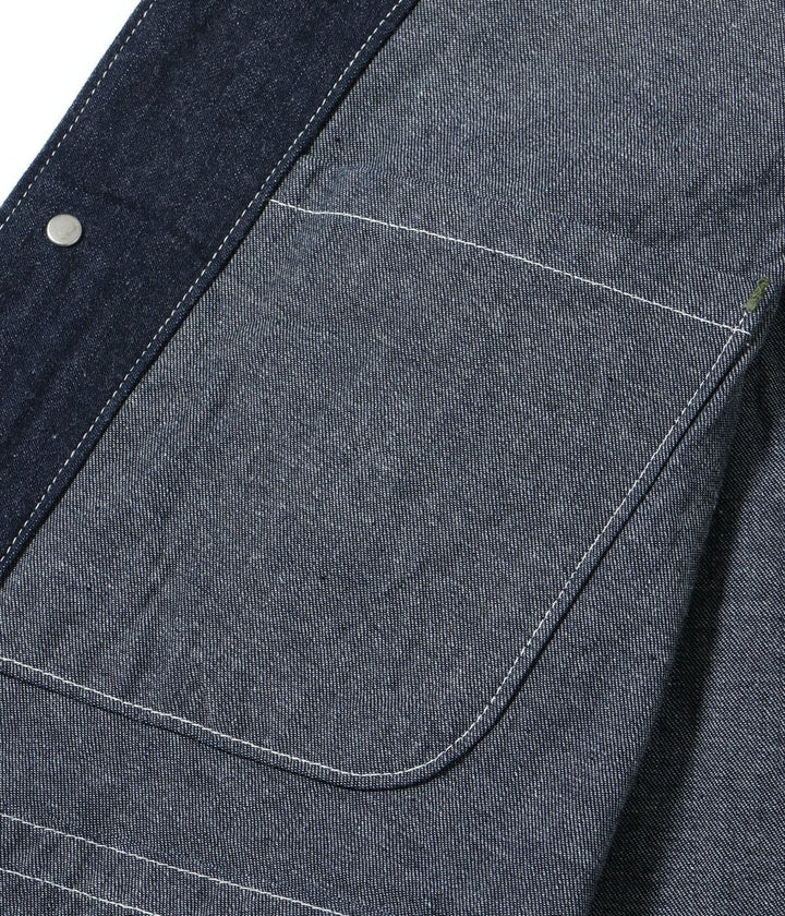 Sugar Cane, Work Vest, Blue Denim – Wardrobe 19