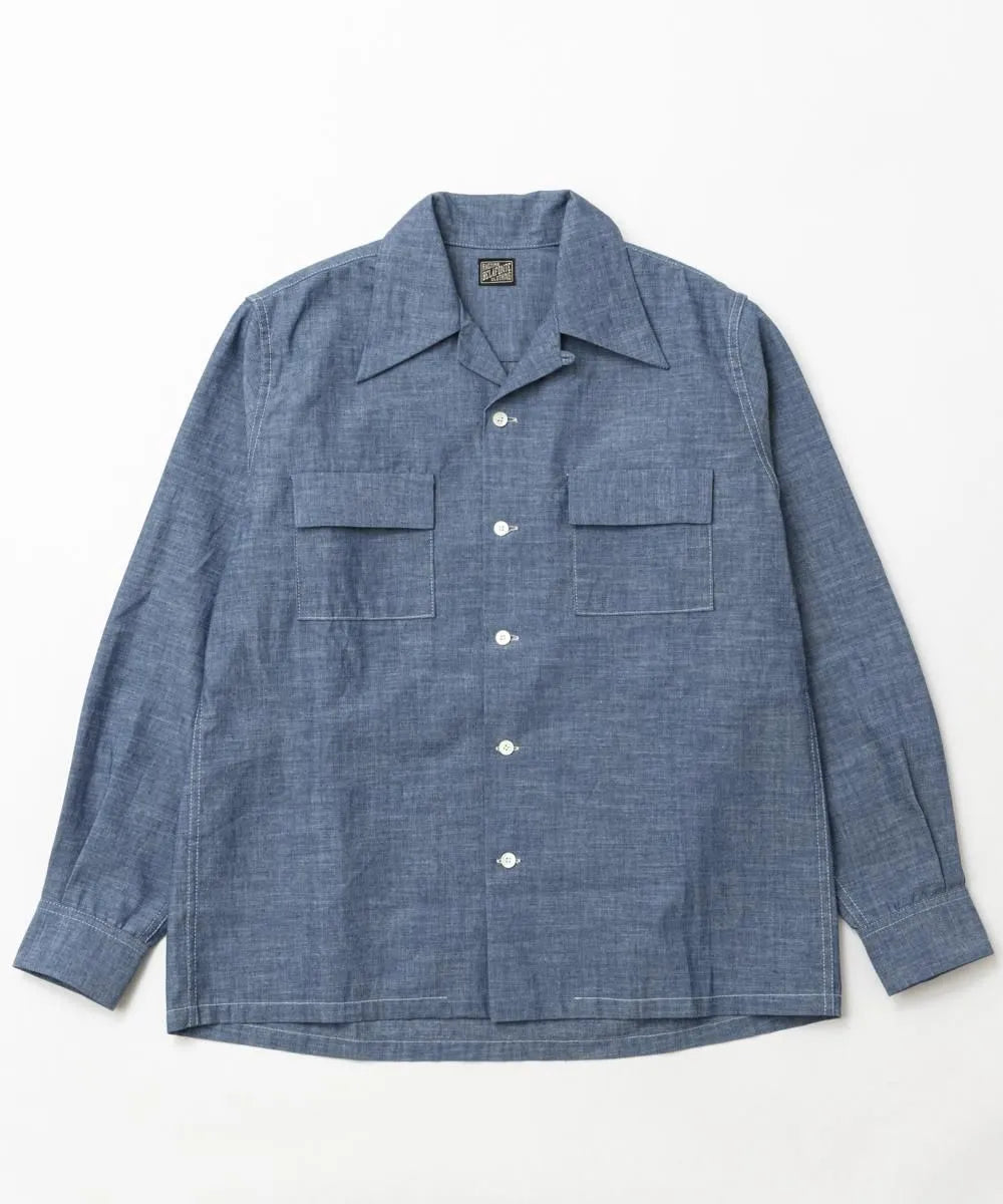 Belafonte Ragtime Clothing, BF23-43 Open Collar Square Flap Pocket