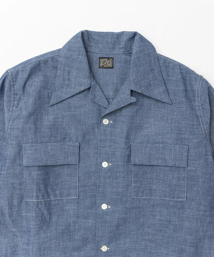 Belafonte Ragtime Clothing, BF23-43 Open Collar Square Flap Pocket
