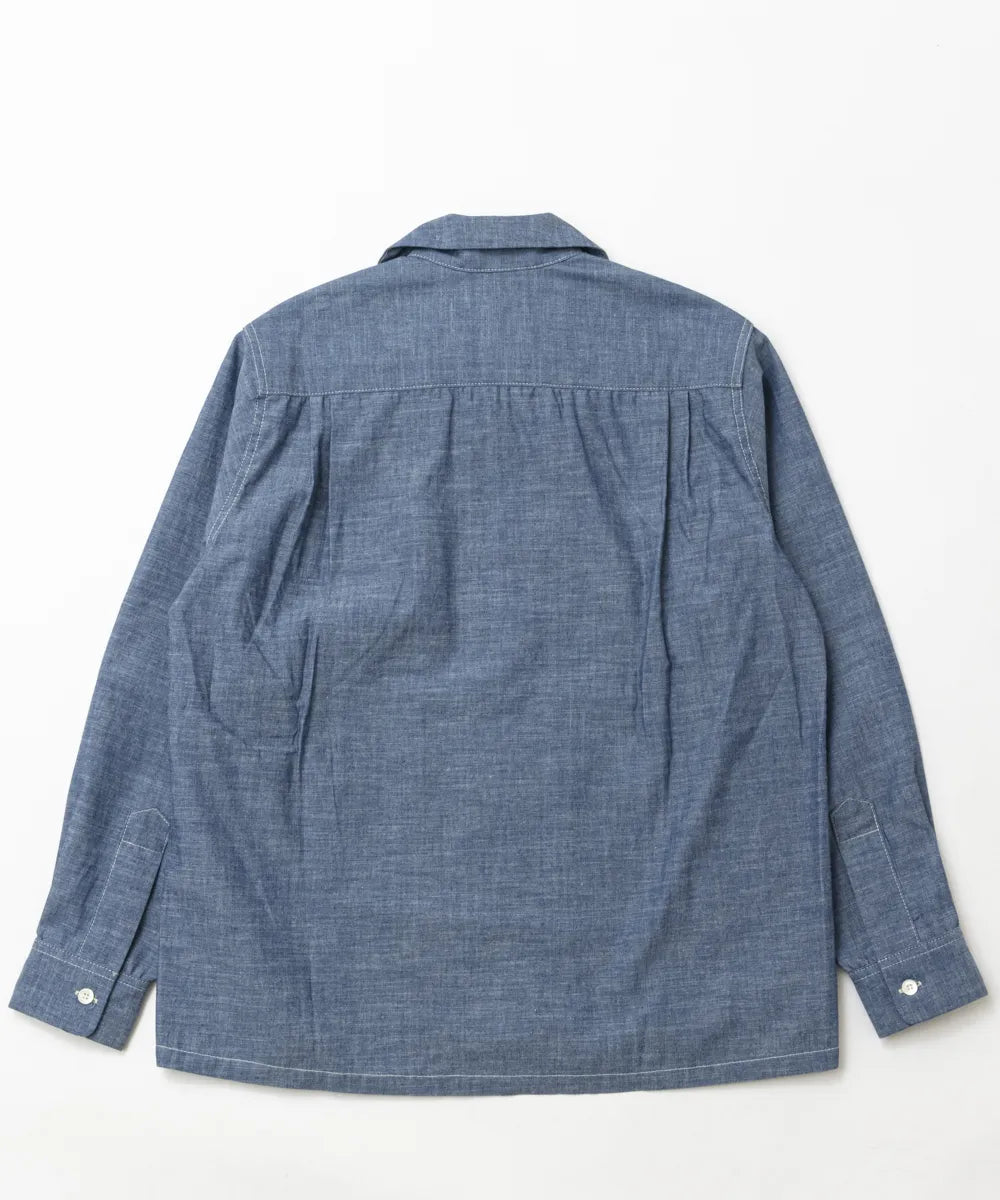 Belafonte Ragtime Clothing, Open Collar No Loop Shirt, 30-20, Blue Belafonte Ragtime Clothing, Open Collar No Loop Shirt, 30-20, Blue