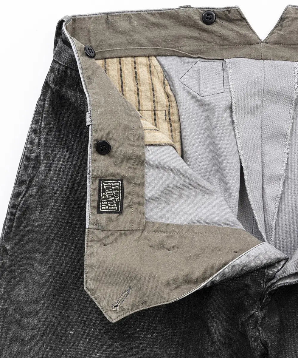 Belafonte Ragtime Clothing, Sumi Mole Hiback Trousers, Sumi Black