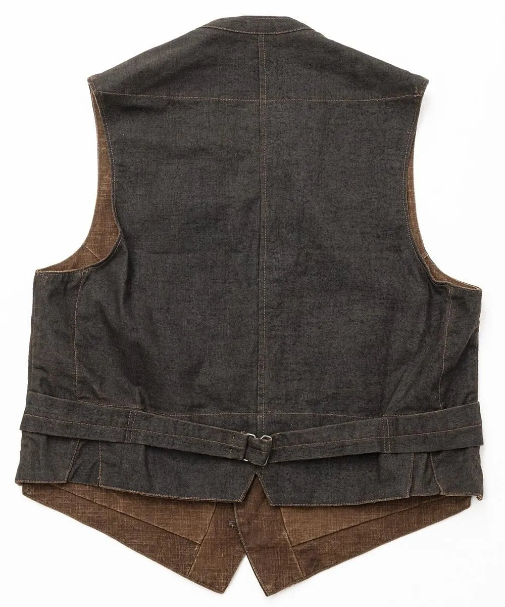 Belafonte Ragtime Clothing, Slub Yarn Service Vest 29-2, Doromole