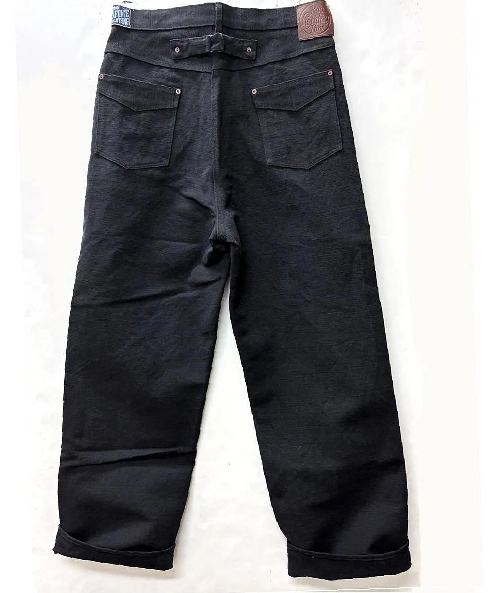 Belafonte Ragtime Clothing, W19 Jute Canvas Volt Denim Buckle Back