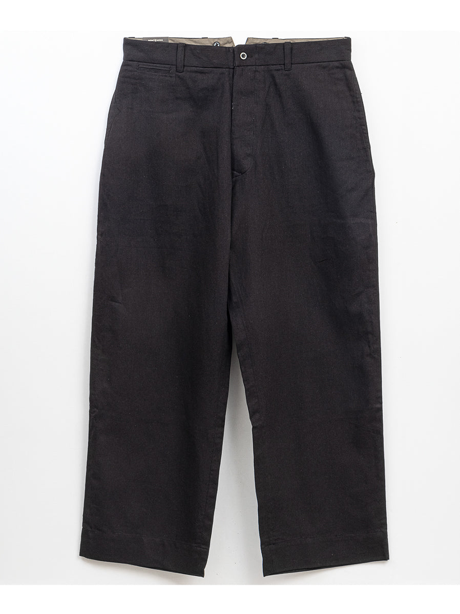 Belafonte Ragtime Clothing, Hiback Trouser, Black Cotton/ Linen