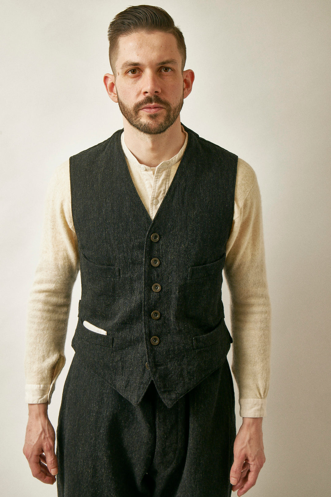 Belafonte Ragtime Clothing, Service Vest, Mix Serge 27-14