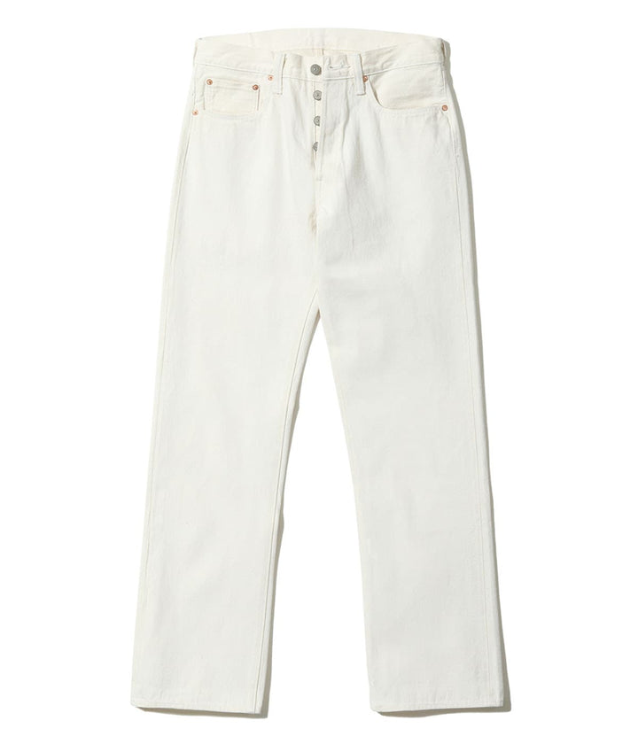 パンツ SUGAR CANE 1947 Sugar Cane 1947 Straight Leg - 13oz White Denim - Franklin & Poe