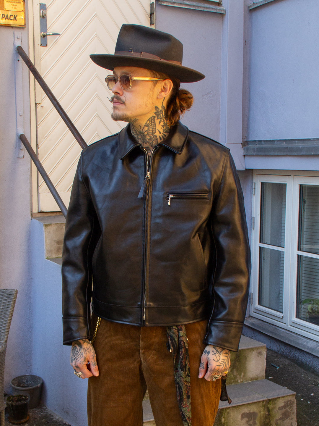 AERO LEATHER / 80's ～ highwayman jacket Highwayman Jacket | Aero Leathers UK