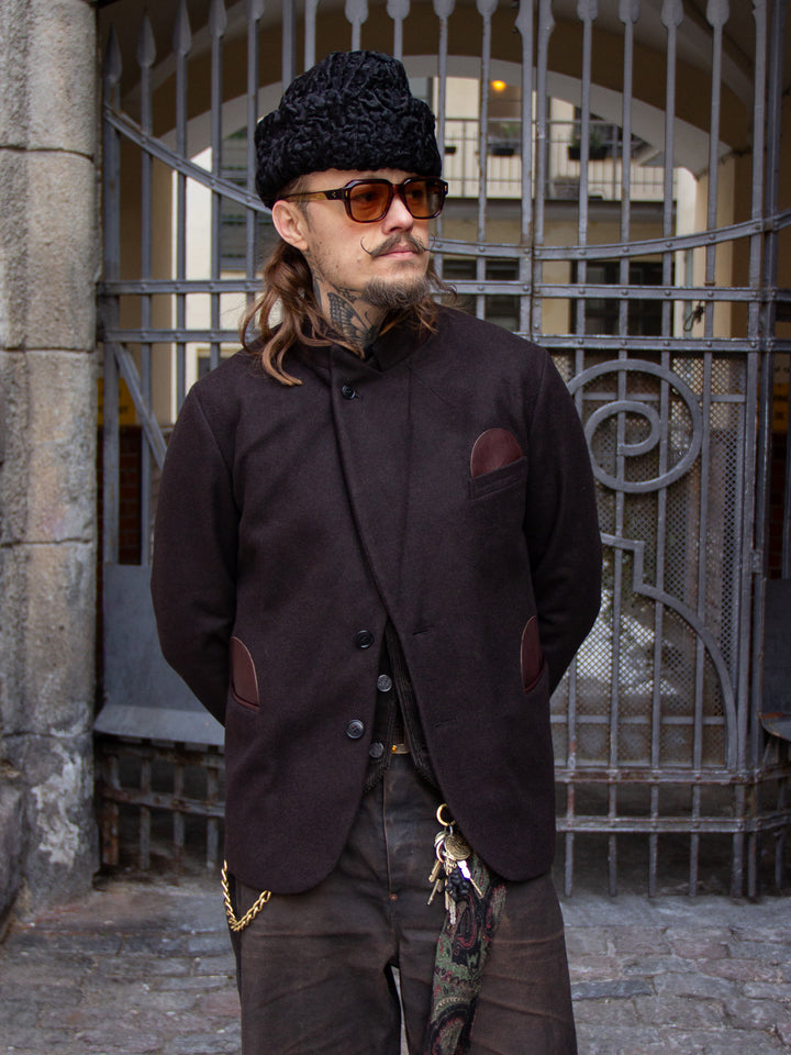 Belafonte Ragtime Clothing, Bootleg Broadway Jacket 29-12, Brown