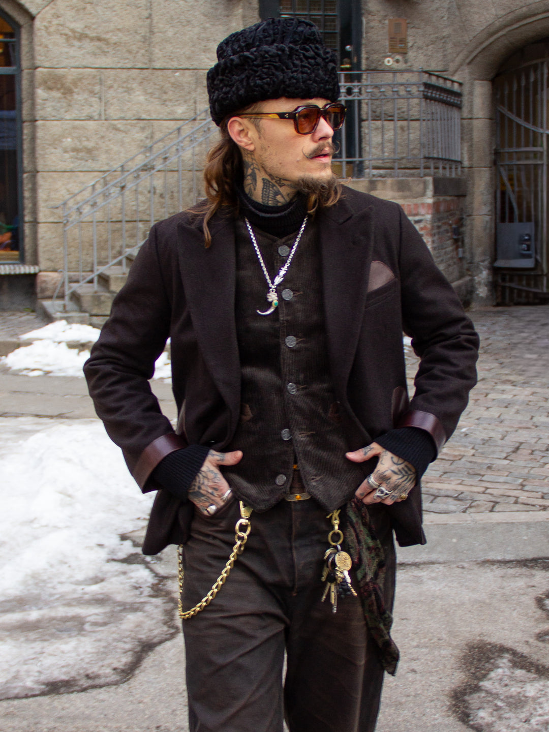 Belafonte Ragtime Clothing, Bootleg Broadway Jacket 29-12, Brown