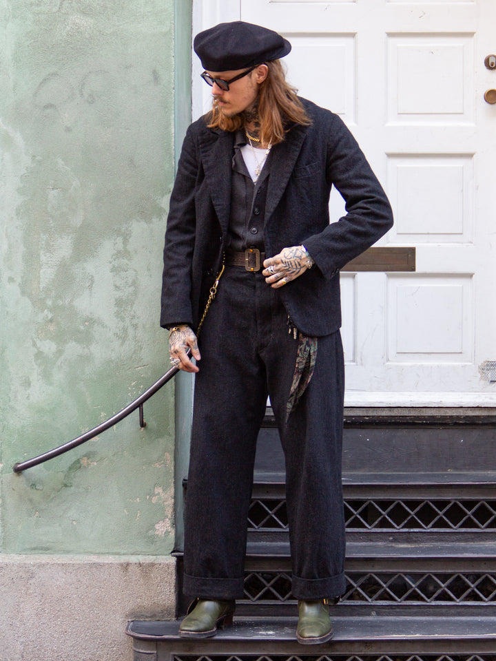 Belafonte Ragtime Clothing, Hiback Trouser, Mix Serge 27-17