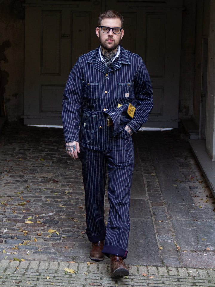 パンツ SUGAR CANE WABASH STRIPE ENGINEER PANTS Sugar Cane Wabash Stripe Engineer Pants - Relaxed Straight