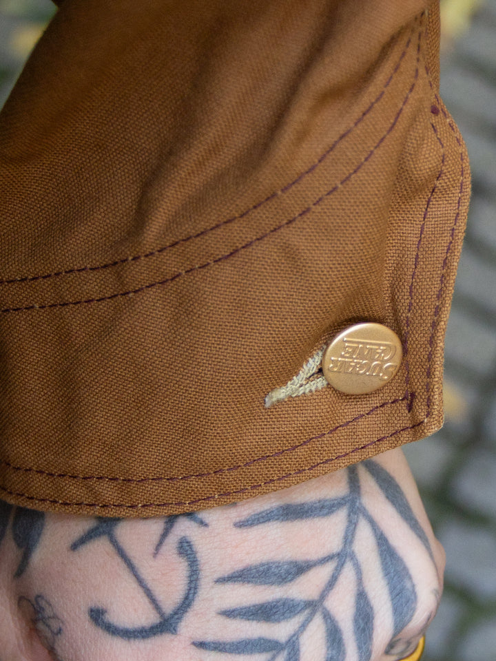 Sugar Cane, Work Coat, Brown Duck Canvas – Wardrobe 19