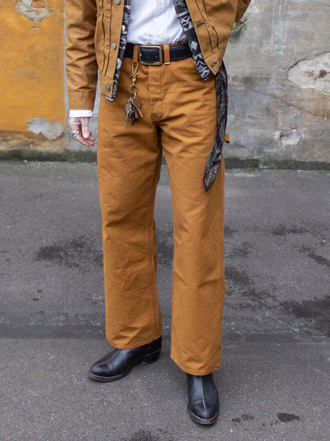 Sugar Cane, Work Pants 13oz, Brown Duck Canvas – Wardrobe 19