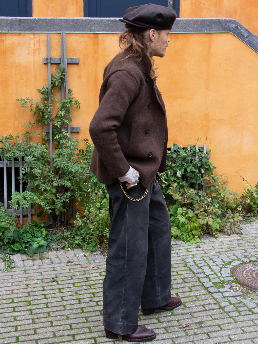 【HelloLupo】Cappuccino Trousers - Black D Belafonte Ragtime Clothing, Sumi Mole Hiback Trousers, Sumi