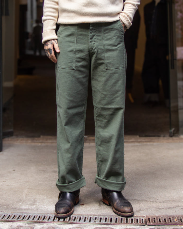 Fullcount, 1992-24A Utility Trousers, O.D on – Wardrobe 19