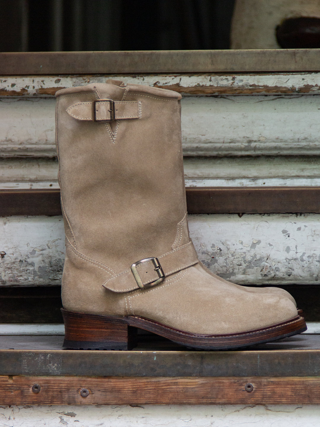 Bright Shoemakers, Engineer Boot, Desert Suede – Wardrobe 19