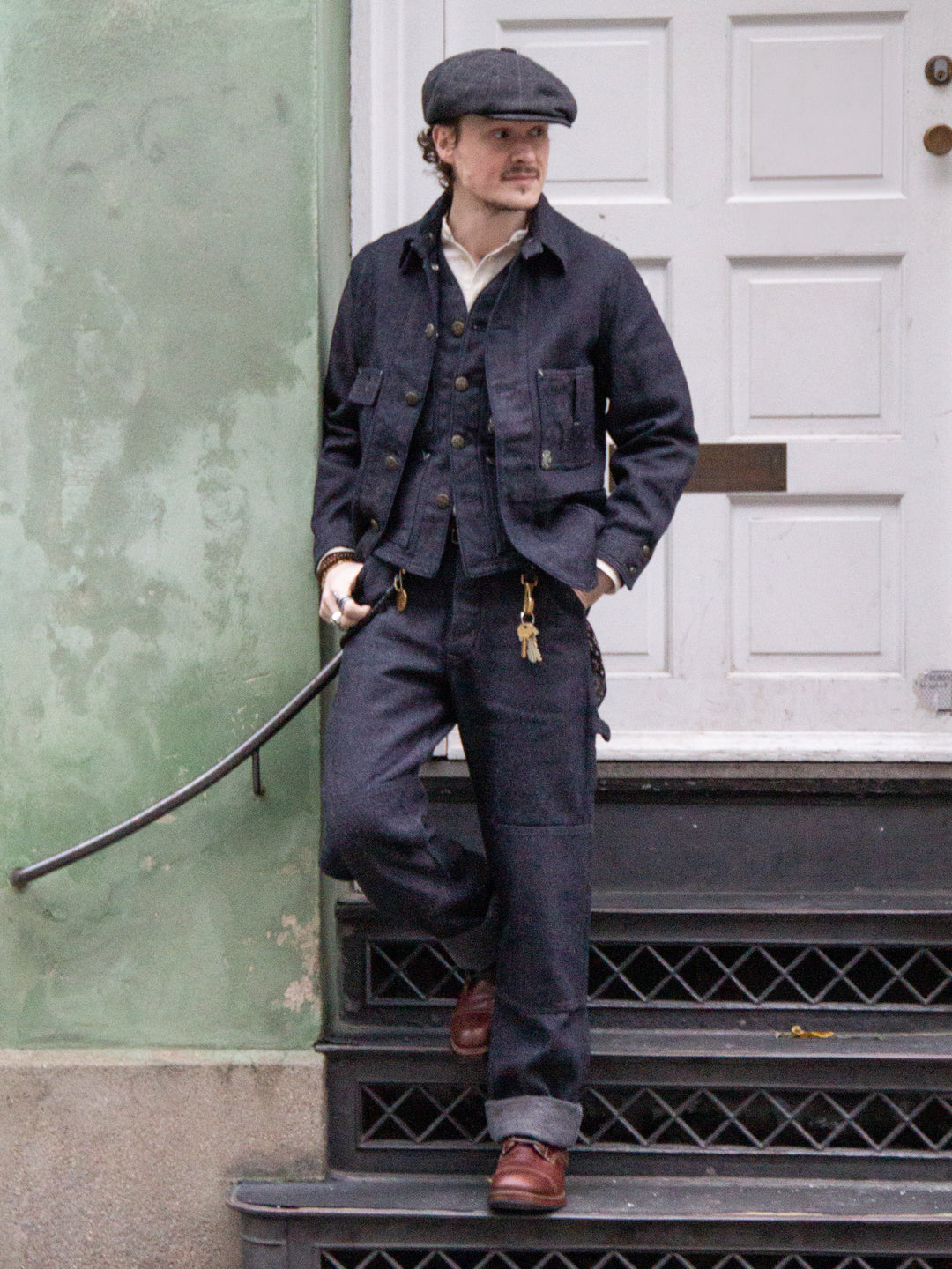 Sugar Cane, Fiction Romance 13.7oz. Indigo Nep Denim Work