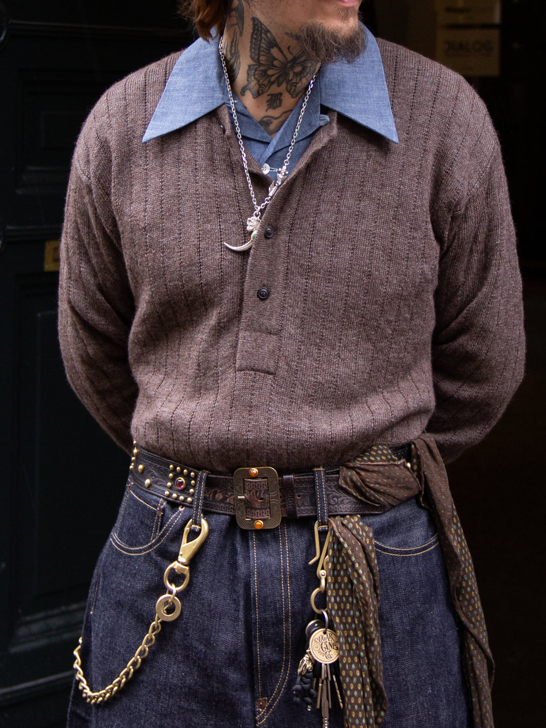 Belafonte Ragtime Clothing, BF23-43 Open Collar Square Flap Pocket