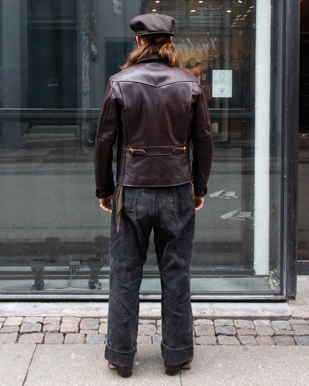 Y'2, YK-01 30's German Sports Jacket, Hand Oil Horse Brown