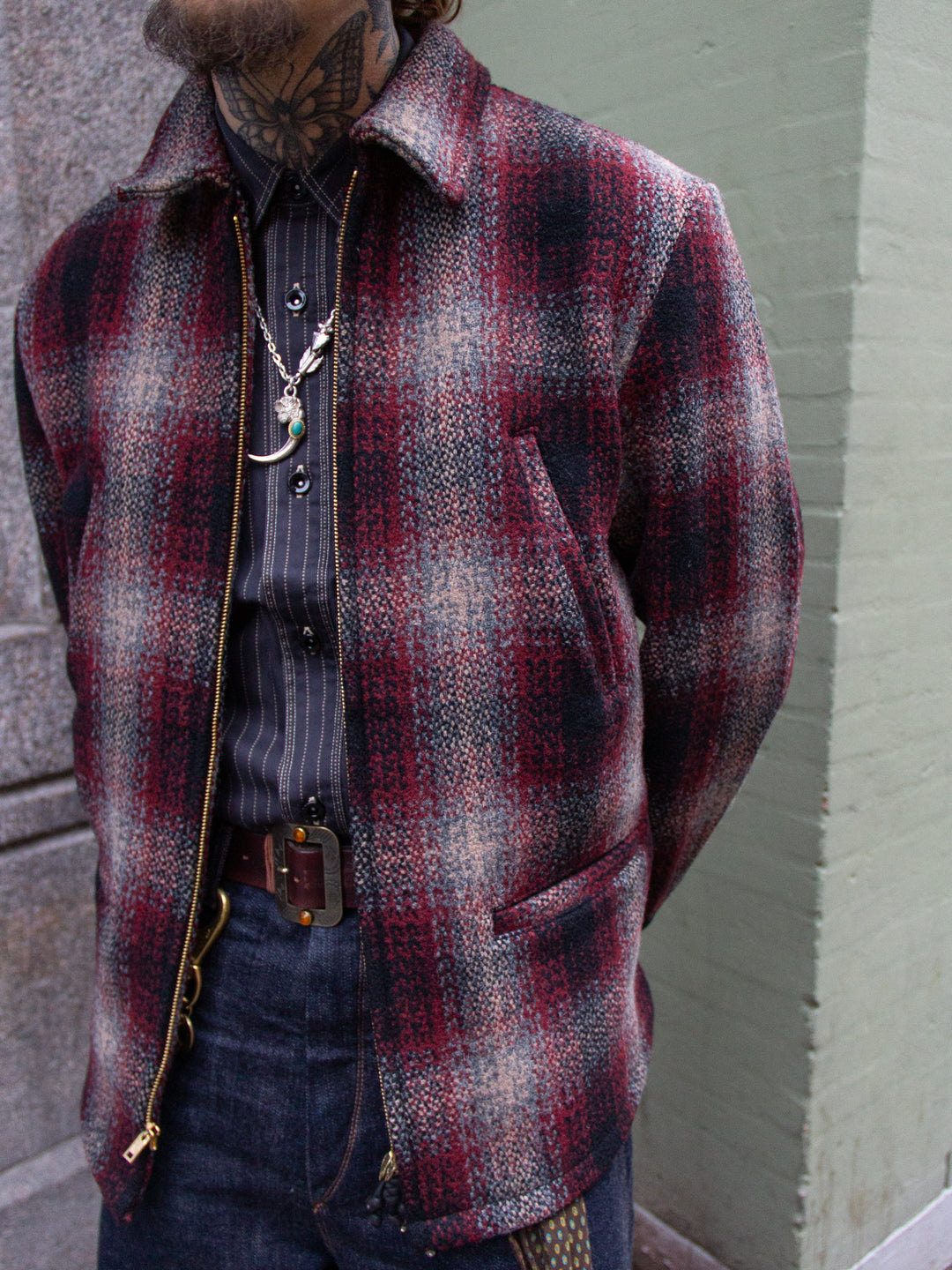 ジャケット・アウター SUGAR CANE Jacket SUGAR CANE 【再入荷】シュガーケーン ジャケット 11oz. ヒッコリー