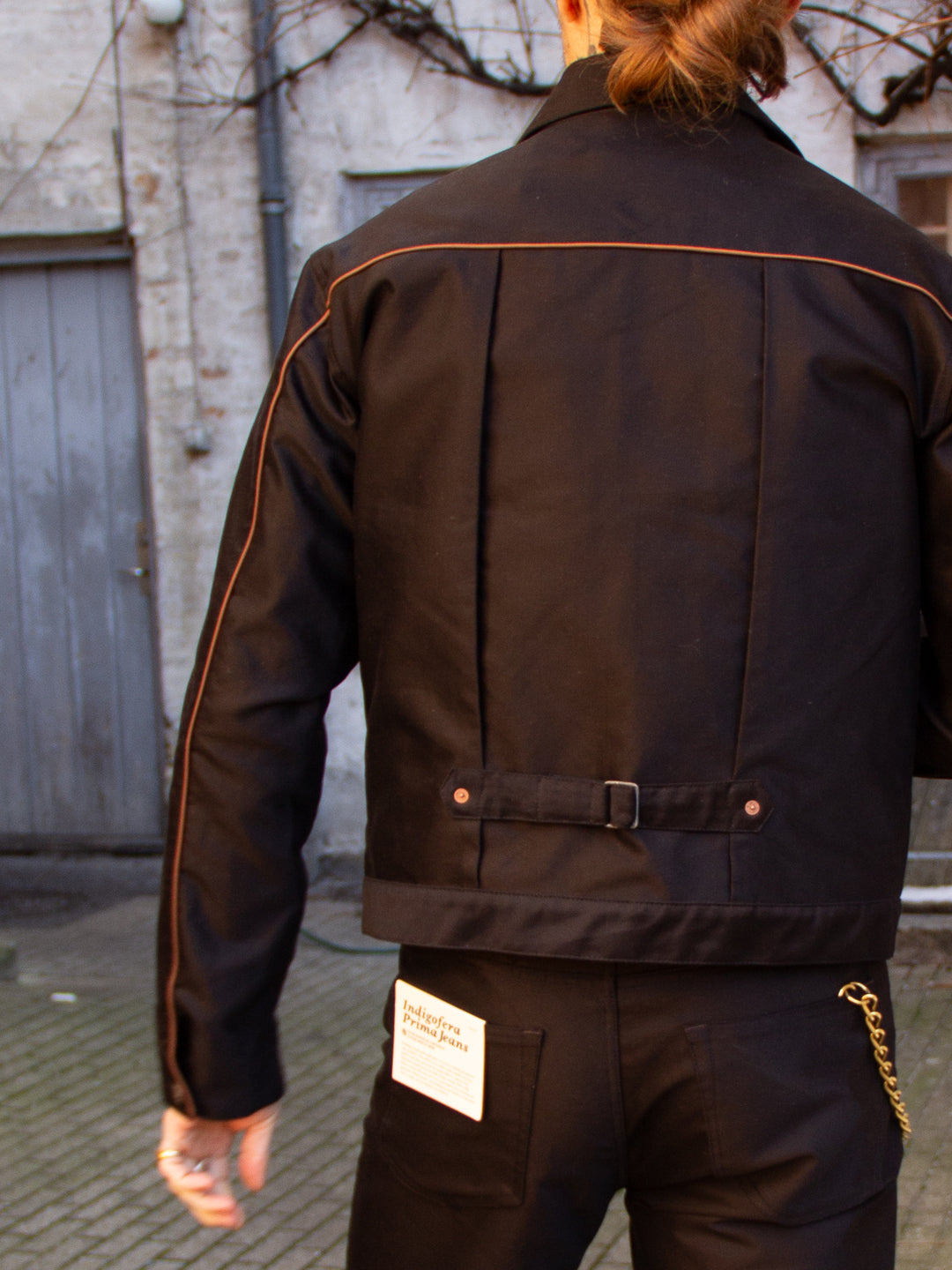 Indigofera, Slider Jacket, Black Giza Moleskin – Wardrobe 19