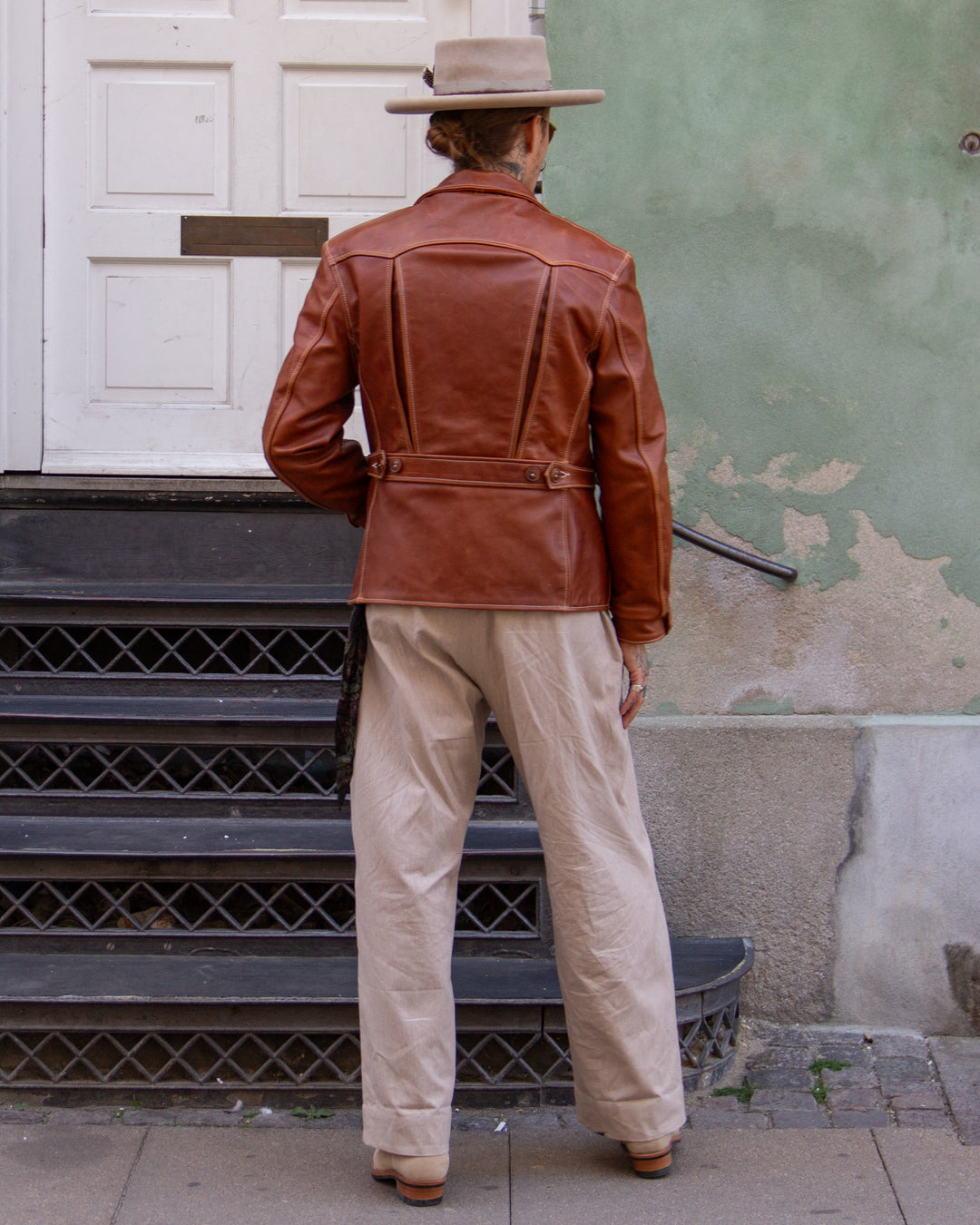 Aero Leather Clothing, Rockafella, Horween Pinnacle