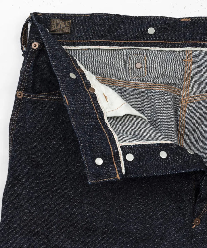 Belafonte Ragtime Clothing, Garage Denim Buckleback 11.50 oz