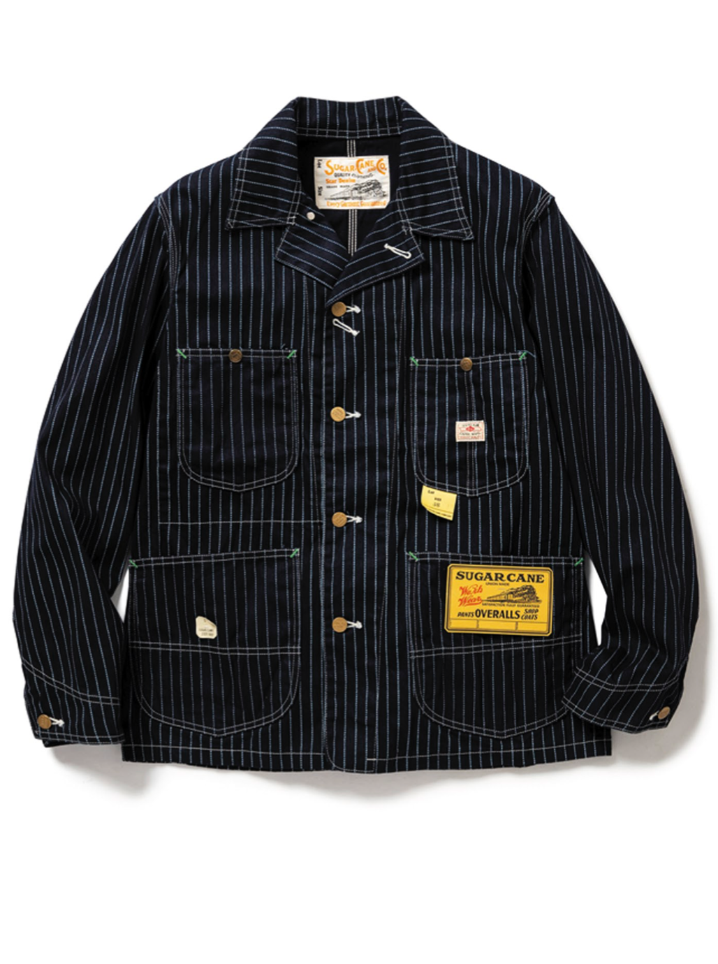 Sugar Cane, Work Coat, Wabash Stripe – Wardrobe 19