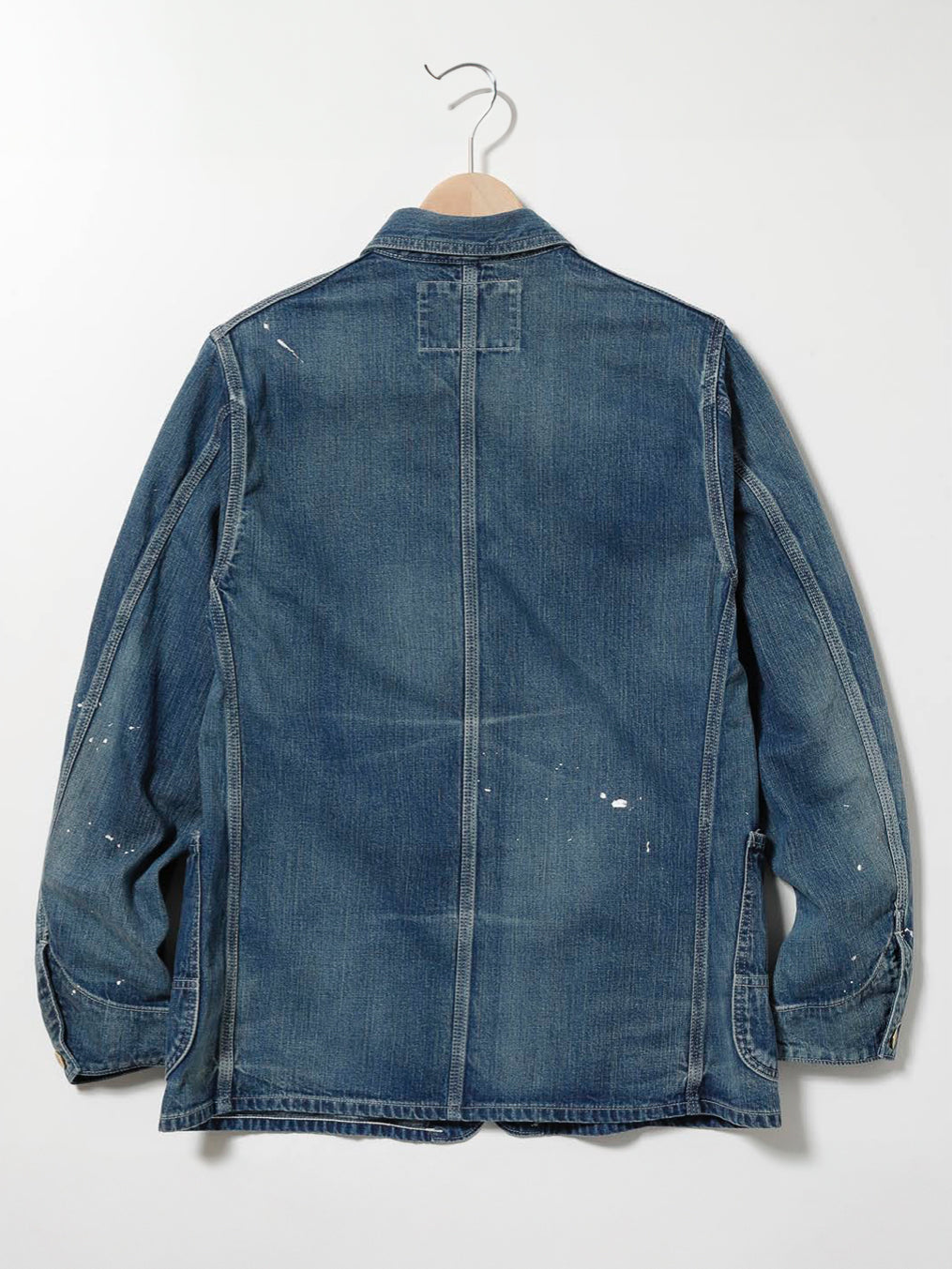 Sugar Cane, Work Coat, 11 oz. Aged Model – Wardrobe 19