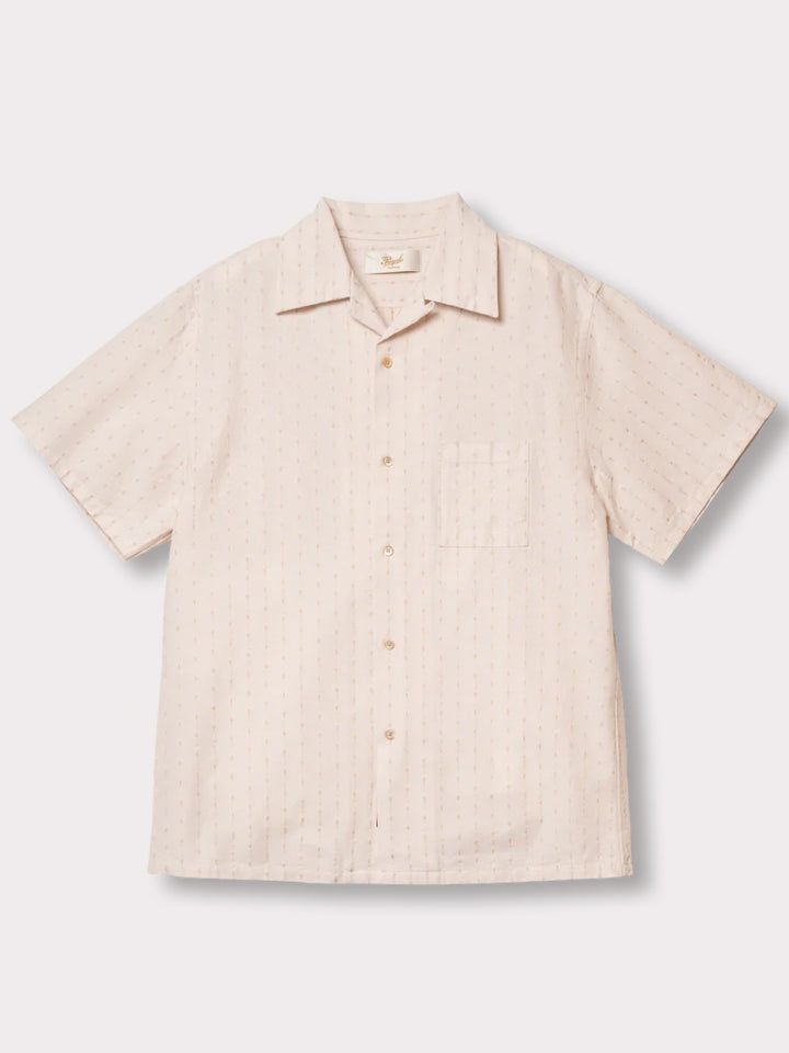 Prequel, S1012 Classic Open Collar Shirt, Brown – Wardrobe 19