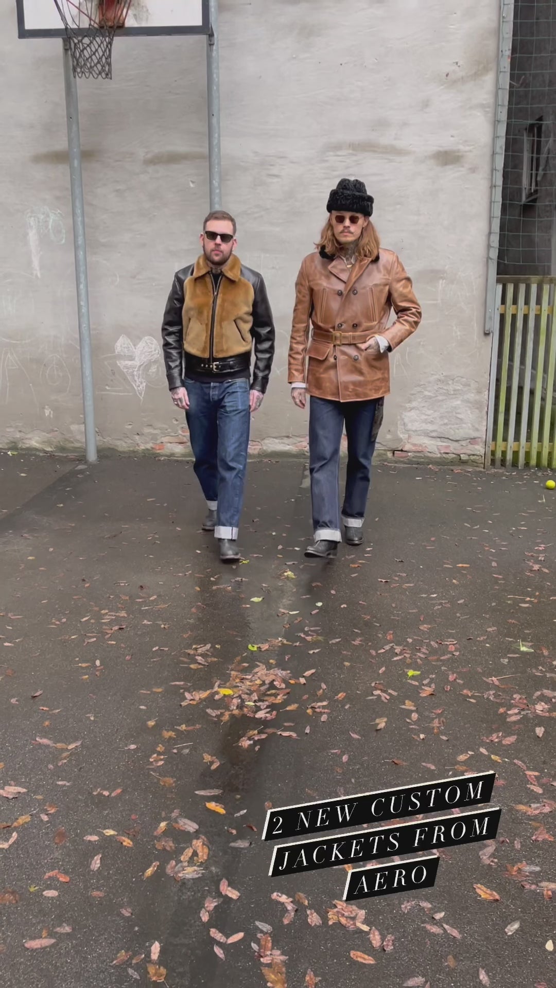 Aero Leather Clothing, Grizzly, Black Chromexcel Horsehide (MTO