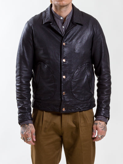 Uncle Bright, Murdock, Black, leather jacket